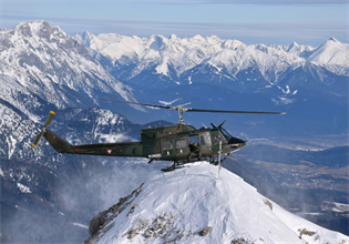 Bundesheer trainiert Hubschrauberflüge