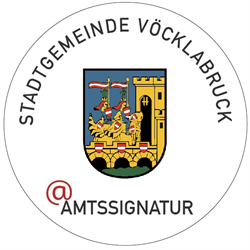 Bildmarke Amtssignatur Stadtgemeinde Vöcklabruck - 