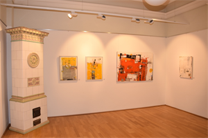 Galerie Ansicht Ausstellung Unterluggauer
